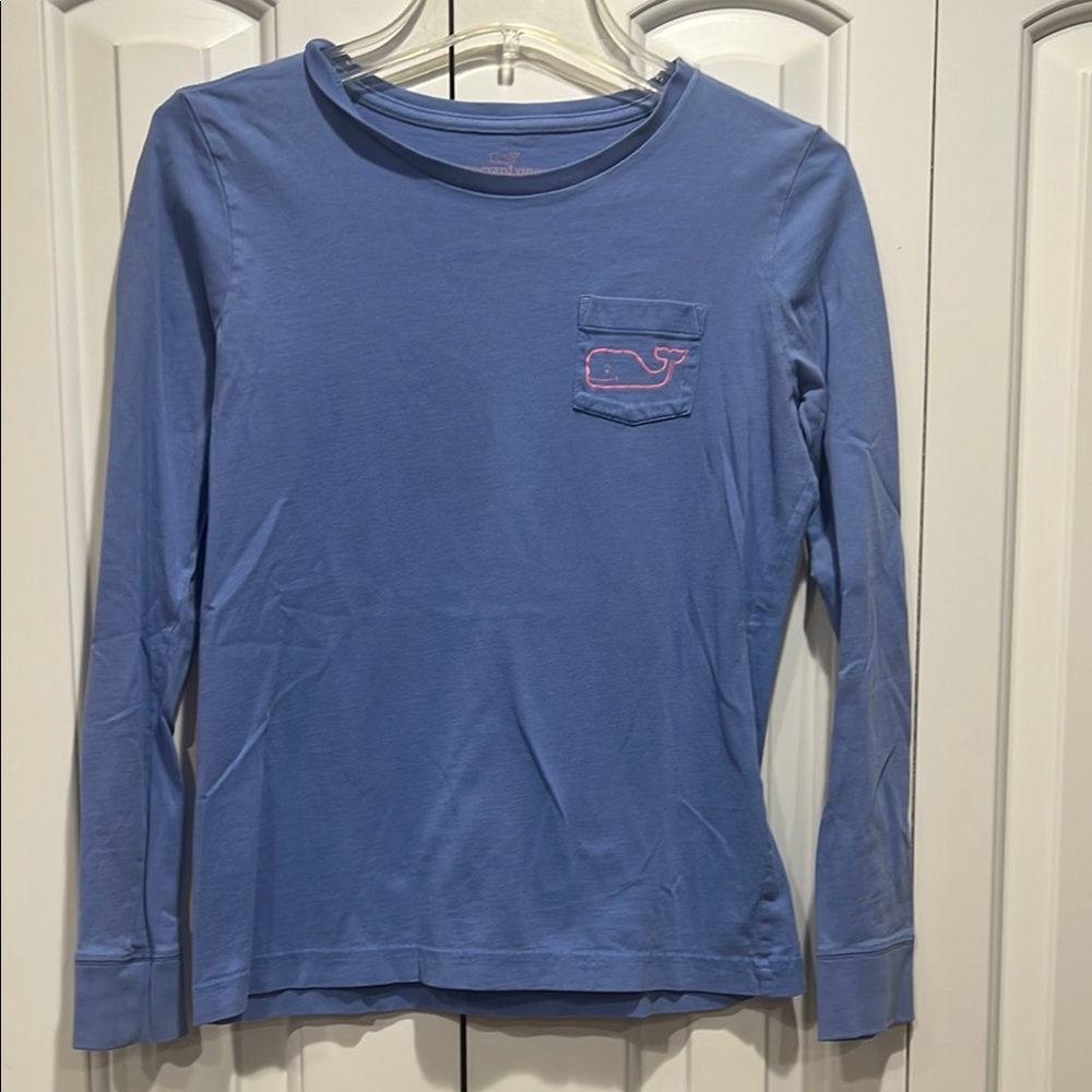 Vineyard Vines Women’s Blue Long Sleeve Shirt- Size XS